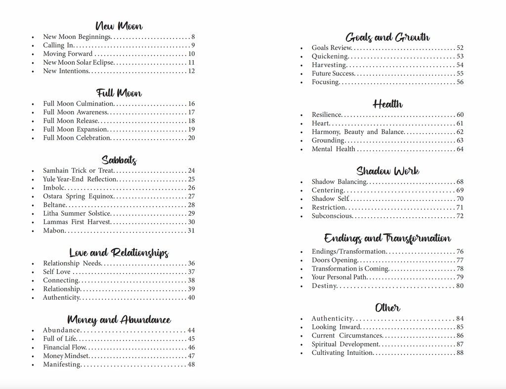 Tarot Spreads for All Occasions – 53 Spreads Booklet by Writual