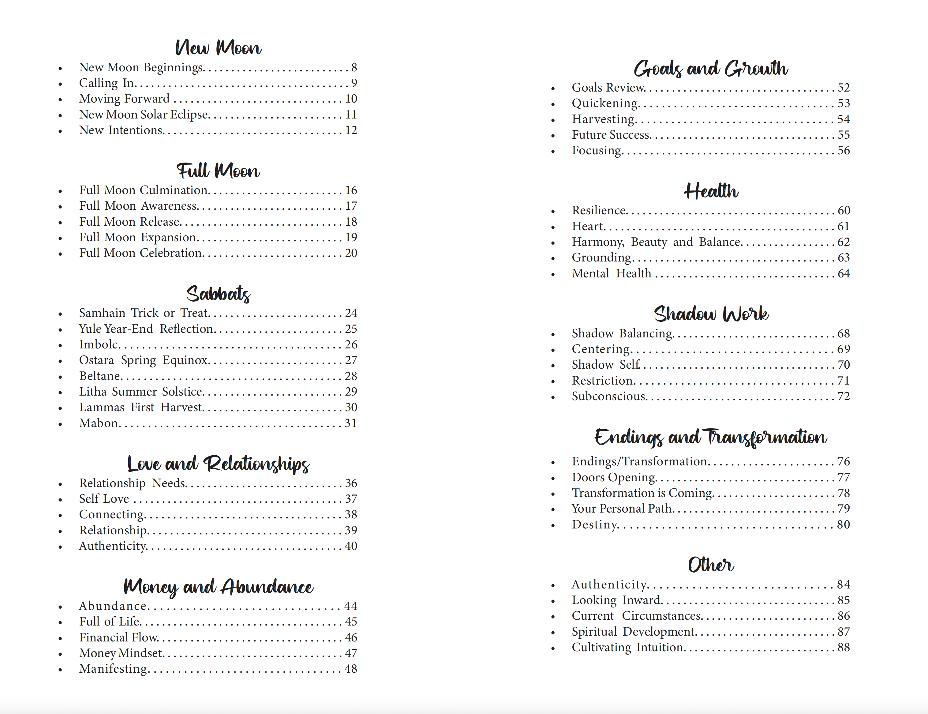Tarot Spreads for All Occasions – 53 Spreads Booklet by Writual