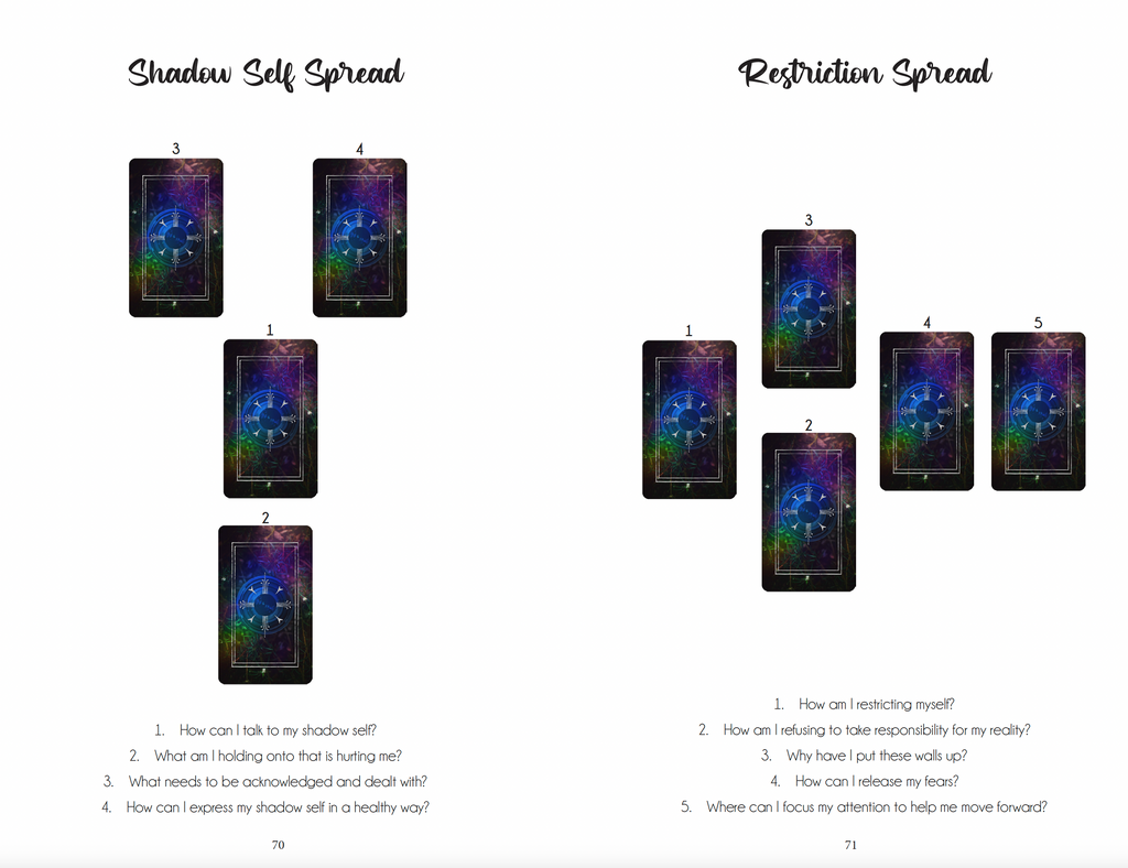 Tarot Spreads for All Occasions – 53 Spreads Booklet by Writual